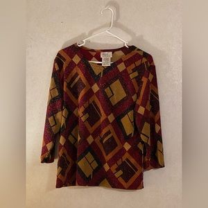 Sparkly and colorful top!